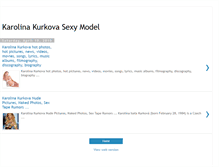Tablet Screenshot of hot-models-karolina-kurkova.blogspot.com