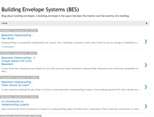 Tablet Screenshot of buildingenvelopesystems.blogspot.com