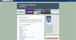 Desktop Screenshot of elrincondelalibertadarchivo.blogspot.com