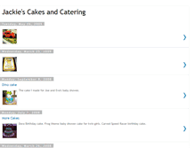 Tablet Screenshot of jackies-cakes-and-catering.blogspot.com