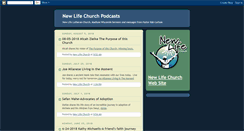 Desktop Screenshot of newlifepodcasts.blogspot.com