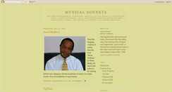 Desktop Screenshot of musicalsonnets.blogspot.com