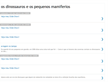 Tablet Screenshot of osdinossauroseospequenosmamiferos.blogspot.com