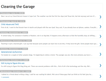 Tablet Screenshot of cleaningthegarage.blogspot.com