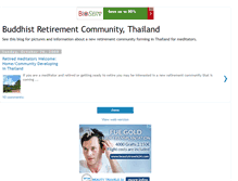 Tablet Screenshot of buddhistretirementthailand.blogspot.com