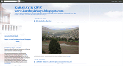 Desktop Screenshot of karabayirkoyu.blogspot.com