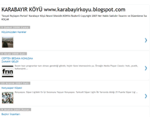 Tablet Screenshot of karabayirkoyu.blogspot.com