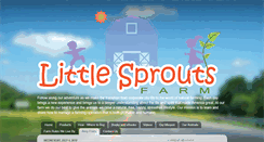 Desktop Screenshot of littlesproutsfarm.blogspot.com