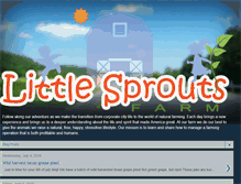 Tablet Screenshot of littlesproutsfarm.blogspot.com