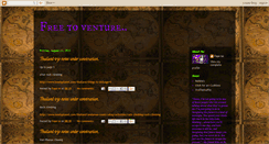 Desktop Screenshot of freetoventure.blogspot.com