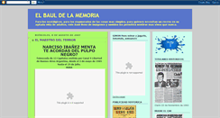 Desktop Screenshot of elbauldelamemoria.blogspot.com