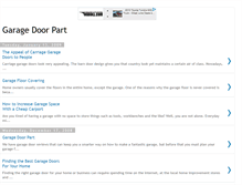 Tablet Screenshot of garage-door-part.blogspot.com