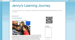 Desktop Screenshot of jennyslearningjourney.blogspot.com