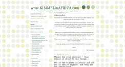 Desktop Screenshot of kimmelinafrica.blogspot.com