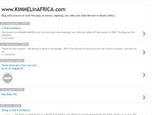 Tablet Screenshot of kimmelinafrica.blogspot.com