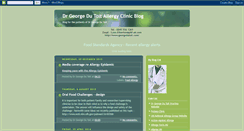 Desktop Screenshot of childrensallergyservice.blogspot.com