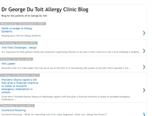 Tablet Screenshot of childrensallergyservice.blogspot.com