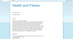 Desktop Screenshot of healthandfitness83.blogspot.com