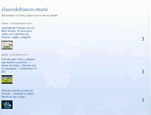 Tablet Screenshot of clasesdefrances-marie.blogspot.com