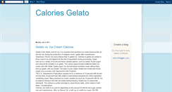 Desktop Screenshot of calories-gelato.blogspot.com