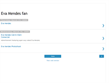 Tablet Screenshot of eva-mendes-fan.blogspot.com