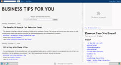 Desktop Screenshot of business-tips-for-you.blogspot.com