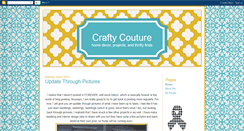 Desktop Screenshot of craftycouturebylauren.blogspot.com