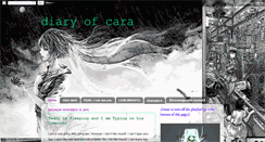 Desktop Screenshot of diaryofcara.blogspot.com