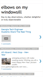 Mobile Screenshot of elbowsonmywindowsill.blogspot.com
