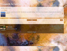 Tablet Screenshot of homesickforholy.blogspot.com