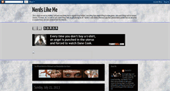 Desktop Screenshot of nerdslikeme.blogspot.com