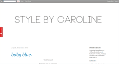 Desktop Screenshot of 1stylebycaroline.blogspot.com