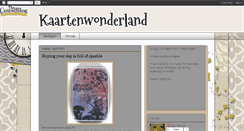 Desktop Screenshot of kaartenwonderland.blogspot.com