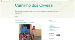 Desktop Screenshot of caminhodosoliveira.blogspot.com