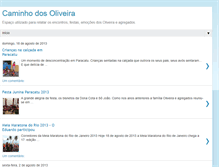 Tablet Screenshot of caminhodosoliveira.blogspot.com