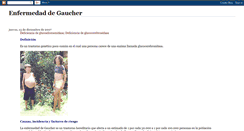 Desktop Screenshot of enfermedadgaucher.blogspot.com