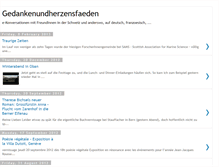 Tablet Screenshot of gedankenundherzensfaeden.blogspot.com