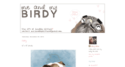 Desktop Screenshot of meandmybirdy.blogspot.com