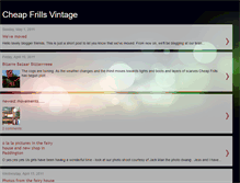 Tablet Screenshot of cheapfrillsbazaar.blogspot.com
