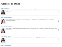 Tablet Screenshot of jugadoresdechivas.blogspot.com