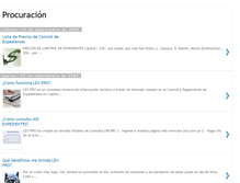 Tablet Screenshot of lex-procuracion.blogspot.com