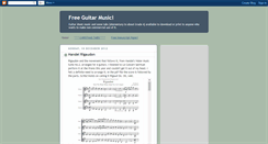 Desktop Screenshot of freeguitarmusic.blogspot.com