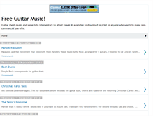 Tablet Screenshot of freeguitarmusic.blogspot.com