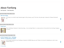 Tablet Screenshot of fanisong.blogspot.com