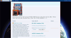 Desktop Screenshot of brilliantiitjee.blogspot.com