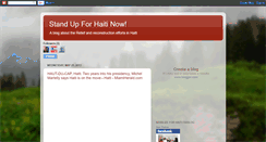 Desktop Screenshot of mobilizeforhaiti.blogspot.com