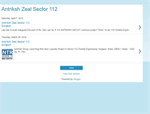 Tablet Screenshot of antrikshzeal.blogspot.com