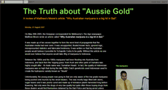 Desktop Screenshot of mooresaussiegold.blogspot.com