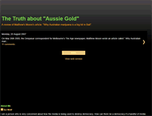 Tablet Screenshot of mooresaussiegold.blogspot.com