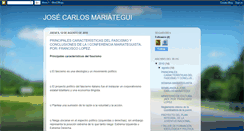 Desktop Screenshot of comitedebasejosecarlosmariategui.blogspot.com